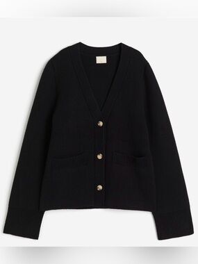 H&M 100% wool cardigan